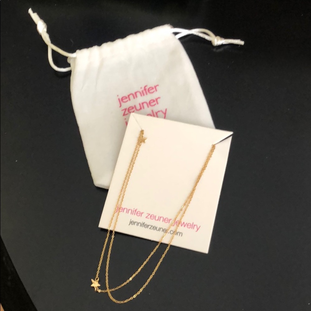 Star double necklace